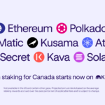 Bonded staking in Canada: ETH, SOL, MATIC, DOT, KSM, ATOM, SCRT and KAVA available now!